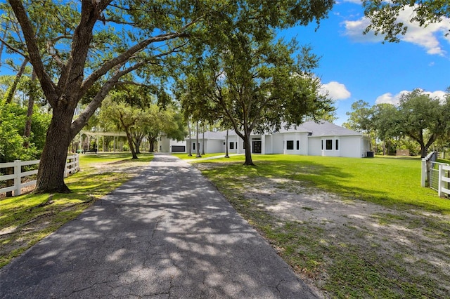 7051 Turtle Ln, Sarasota, FL 34241 - view of front of home featuring driveway and stucco siding