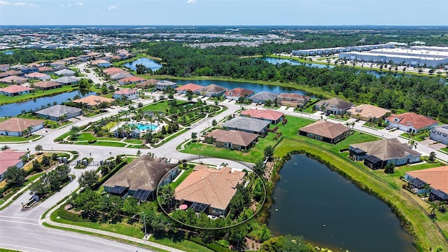 11603 Bluebird Pl, Lakewood Ranch, FL 34211 - aerial view of property and surrounding area with nearby suburban area and a nearby body of water