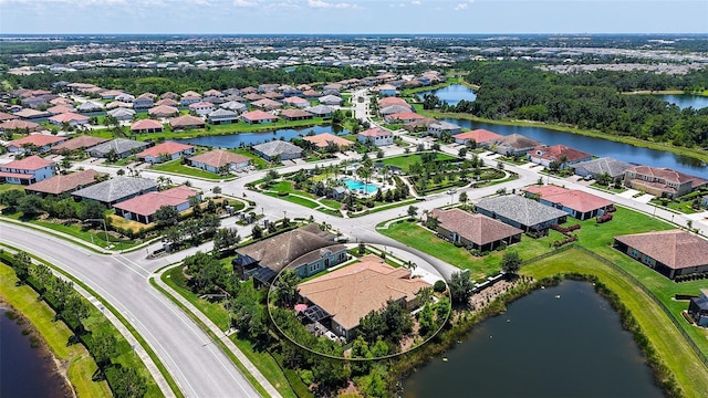 11603 Bluebird Pl, Lakewood Ranch, FL 34211 - aerial perspective of suburban area featuring a nearby body of water