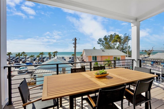 103 4th St N Unit A, Bradenton Beach, FL 34217 - balcony featuring a water view