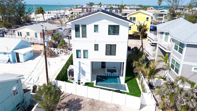 103 4th St N Unit A, Bradenton Beach, FL 34217 - aerial perspective of suburban area featuring a nearby body of water