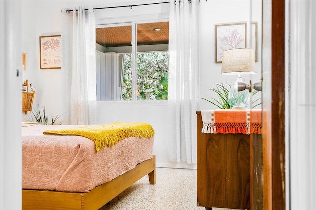 302 Pavonia Rd, Nokomis, FL 34275 - bedroom featuring speckled floor