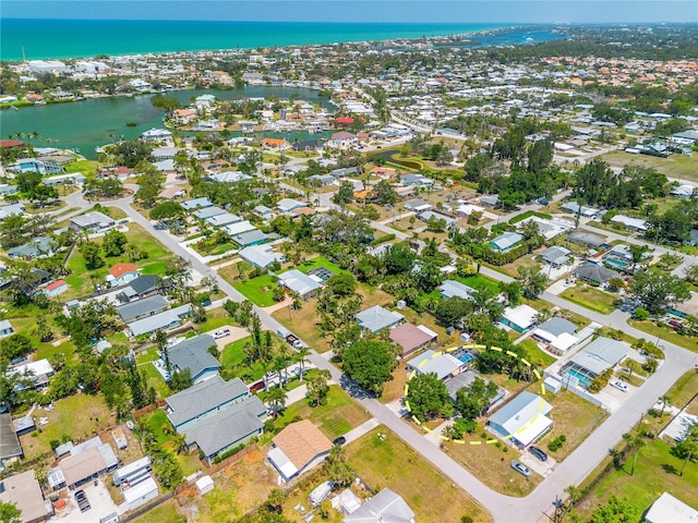 302 Pavonia Rd, Nokomis, FL 34275 - view of property location with a large body of water and nearby suburban area