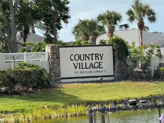2841 74th St W Unit 2841, Bradenton, FL 34209 - community sign with a water view