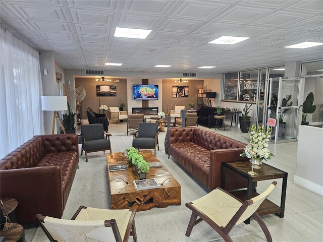 7150 N Tamiami Trl Unit C100, Sarasota, FL 34243 - building lobby featuring an ornate ceiling