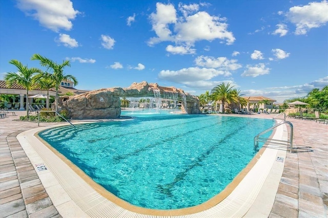 5624 Palmer Cir Unit 206, Bradenton, FL 34211 - community pool featuring a patio