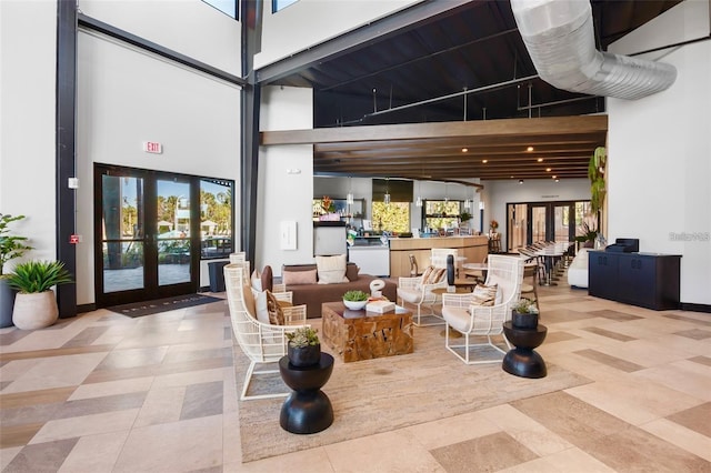 8272 Summer Night Rd, Sarasota, FL 34241 - building lobby featuring a towering ceiling