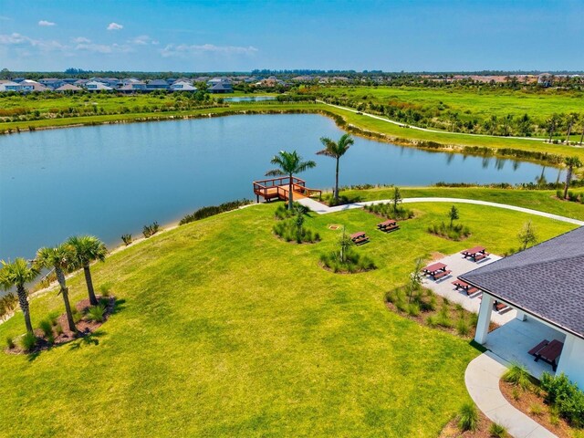 8272 Summer Night Rd, Sarasota, FL 34241 - bird's eye view of a large body of water