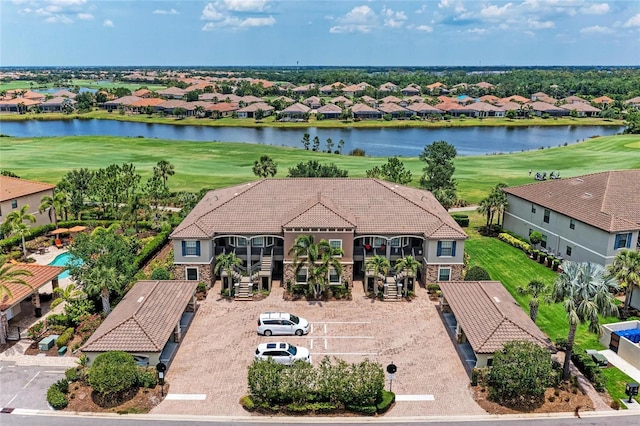 13711 Messina Loop Unit 102, Lakewood Ranch, FL 34211 - aerial view of residential area with a golf course and a nearby body of water
