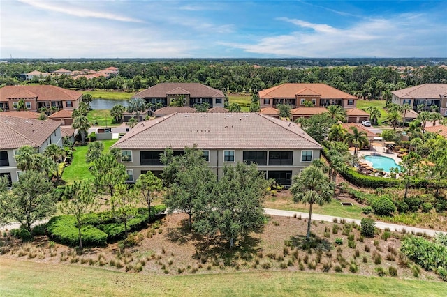13711 Messina Loop Unit 102, Lakewood Ranch, FL 34211 - aerial perspective of suburban area with a large body of water and a pool area