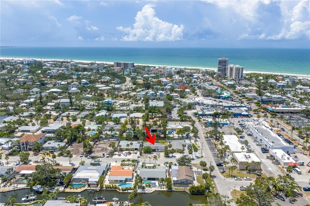 310 Avenida Milano, Sarasota, FL 34242 - aerial overview of property's location featuring a large body of water