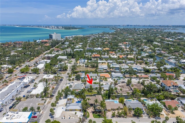 310 Avenida Milano, Sarasota, FL 34242 - aerial view of property's location featuring a nearby body of water