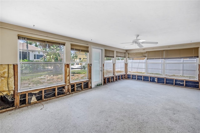 310 Avenida Milano, Sarasota, FL 34242 - unfurnished sunroom with ceiling fan