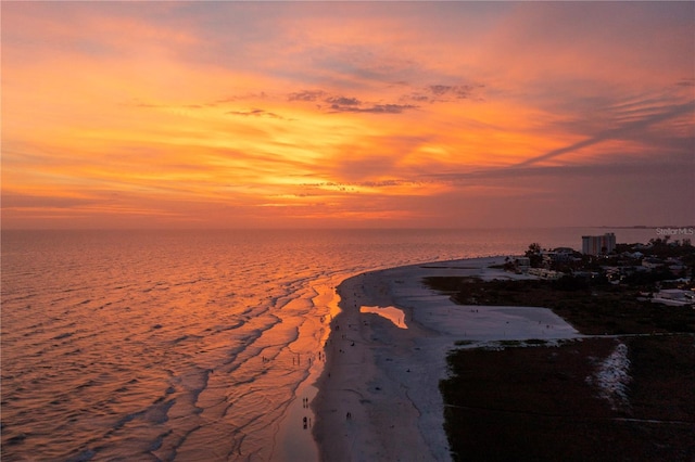 310 Avenida Milano, Sarasota, FL 34242 - water view featuring nearby beach
