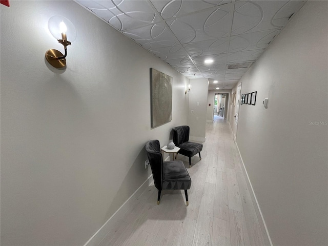 1345 2nd St, Sarasota, FL 34236 - hall with light wood finished floors and baseboards