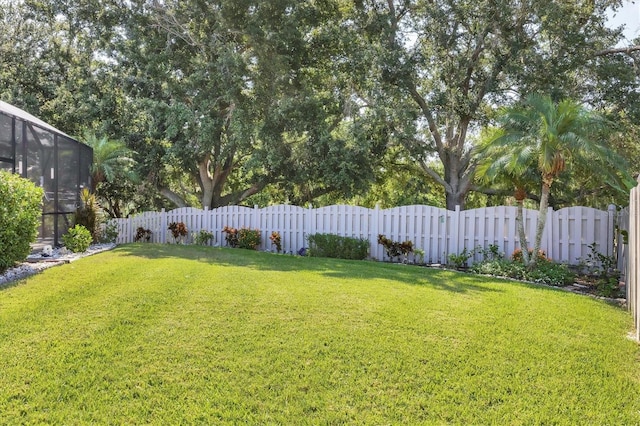 9016 30th St E, Parrish, FL 34219 - view of yard with glass enclosure