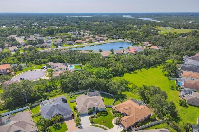9016 30th St E, Parrish, FL 34219 - aerial perspective of suburban area featuring a nearby body of water