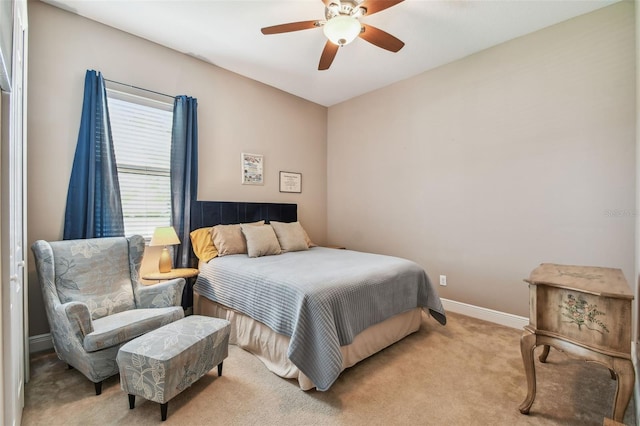16246 26th St E, Parrish, FL 34219 - bedroom with carpet floors, a ceiling fan, and baseboards