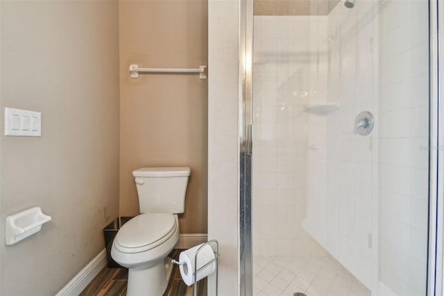 16246 26th St E, Parrish, FL 34219 - full bathroom with a shower stall and toilet