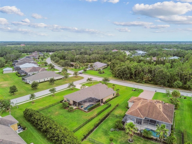 16246 26th St E, Parrish, FL 34219 - aerial view of residential area with a forest