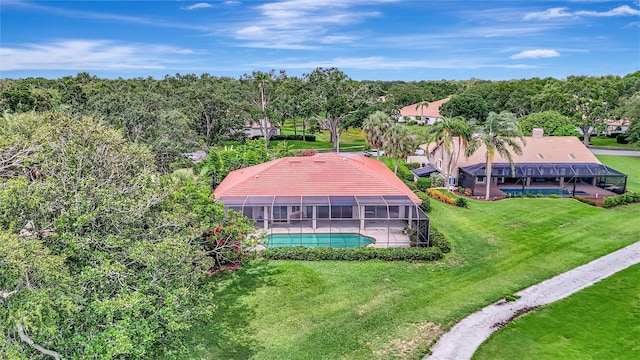 3388 Highlands Bridge Rd, Sarasota, FL 34235 - aerial view of property and surrounding area with a pool