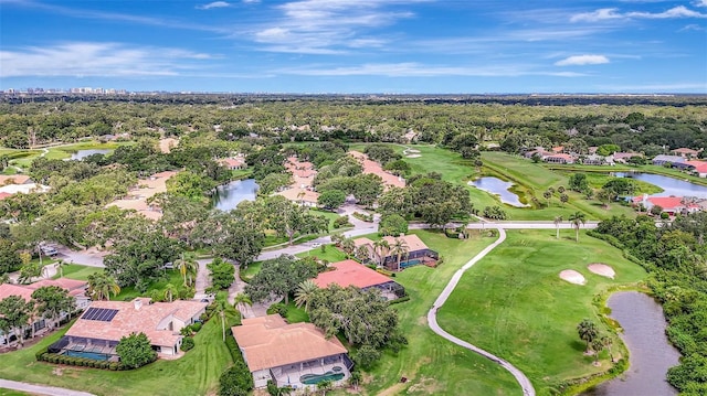 3388 Highlands Bridge Rd, Sarasota, FL 34235 - aerial view of property and surrounding area with a nearby body of water, a local golf course, and nearby suburban area