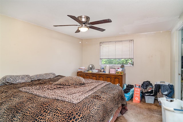 3921 Marlborough Pl, Sarasota, FL 34241 - bedroom featuring carpet flooring and ceiling fan