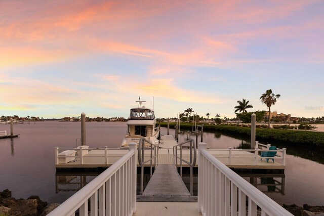801 3rd St E, Palmetto, FL 34221 - dock area with a water view