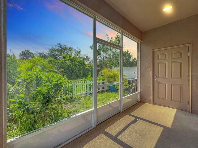 1053 Grantham Dr, Sarasota, FL 34234 - view of unfurnished sunroom