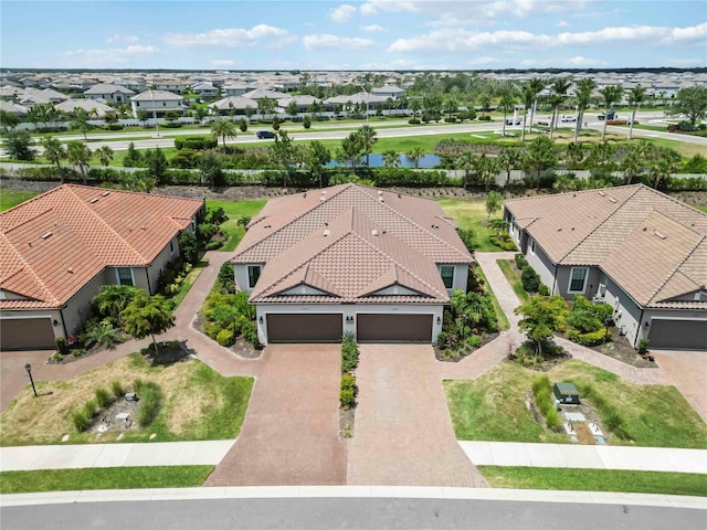 15752 Sacile Ln, Bradenton, FL 34211 - aerial perspective of suburban area featuring a nearby body of water