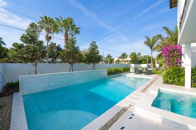 340 Jackson Dr, Sarasota, FL 34236 - view of swimming pool featuring a fenced backyard and a patio