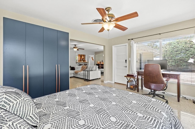 1324 Augusta Ln S, Saint Petersburg, FL 33707 - bedroom featuring baseboards and ceiling fan