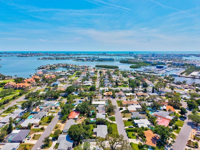 1324 Augusta Ln S, Saint Petersburg, FL 33707 - aerial perspective of suburban area with a nearby body of water