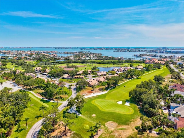 1324 Augusta Ln S, Saint Petersburg, FL 33707 - aerial view of residential area featuring a large body of water and a golf course