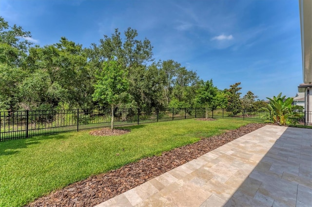 8069 Tidal Pointe Way, Sarasota, FL 34240 - view of yard featuring a patio area and view of scattered trees