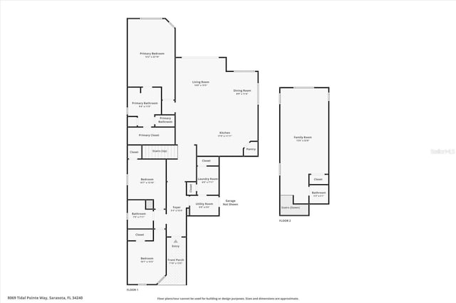 8069 Tidal Pointe Way, Sarasota, FL 34240 - home floor plan