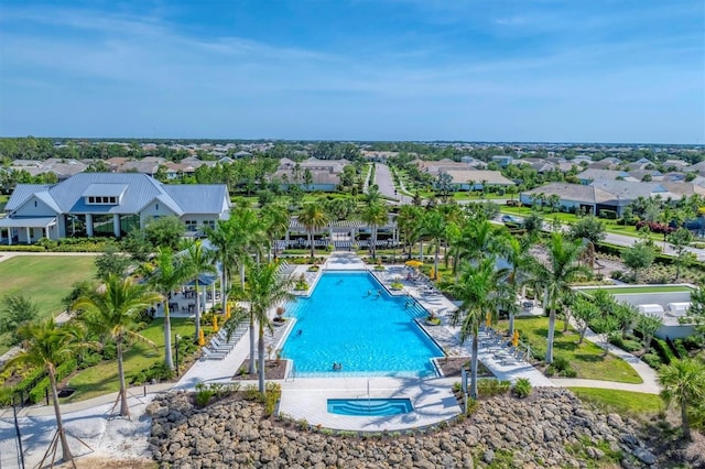 8069 Tidal Pointe Way, Sarasota, FL 34240 - community pool featuring a residential view