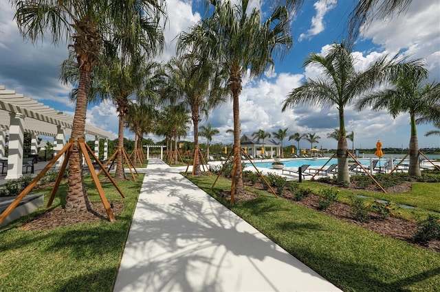 8069 Tidal Pointe Way, Sarasota, FL 34240 - view of property's community with a swimming pool