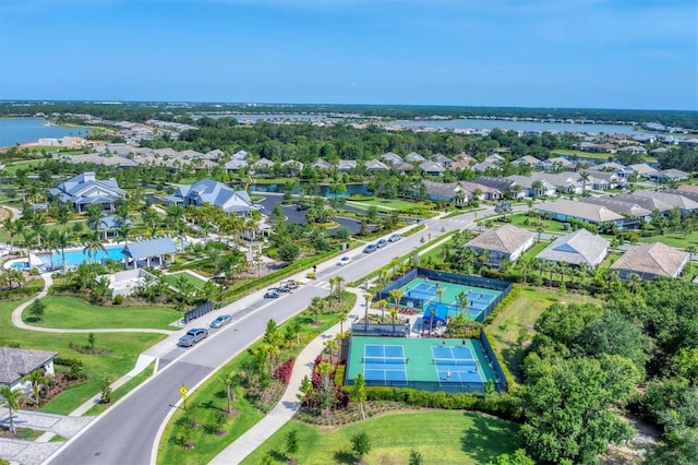 8069 Tidal Pointe Way, Sarasota, FL 34240 - aerial perspective of suburban area with a nearby body of water