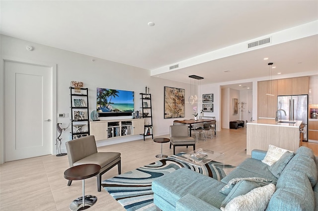 301 Quay Commons Unit 1208, Sarasota, FL 34236 - living area with recessed lighting