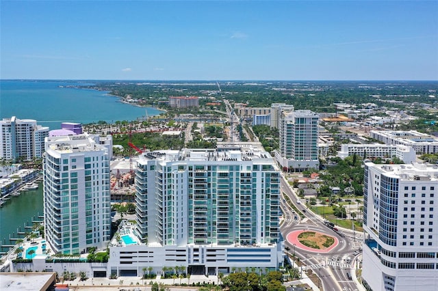 301 Quay Commons Unit 1208, Sarasota, FL 34236 - view of urban area with a nearby body of water