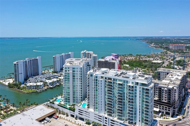 301 Quay Commons Unit 1208, Sarasota, FL 34236 - view of urban area with a nearby body of water