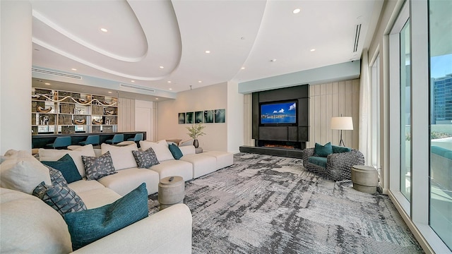 301 Quay Commons Unit 1208, Sarasota, FL 34236 - living area with recessed lighting