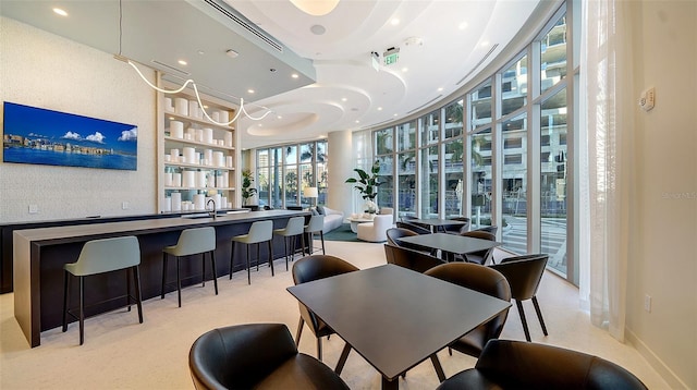 301 Quay Commons Unit 1208, Sarasota, FL 34236 - dining room featuring recessed lighting