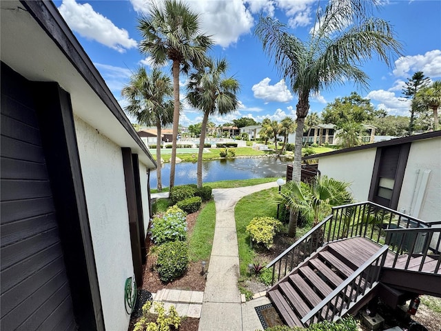 5400 34th St W Unit H12, Bradenton, FL 34210 - view of yard with a water view