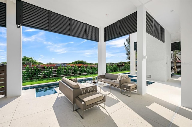 100 6th St S, Bradenton Beach, FL 34217 - view of patio / terrace with an outdoor hangout area