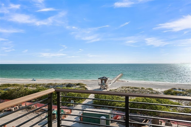 100 6th St S, Bradenton Beach, FL 34217 - water view featuring nearby beach