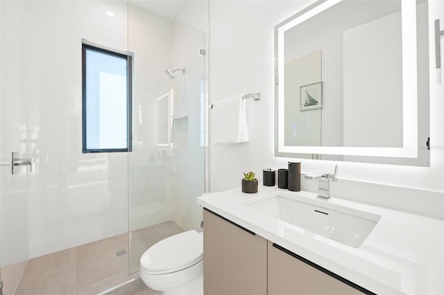 100 6th St S, Bradenton Beach, FL 34217 - full bath with toilet, vanity, and walk in shower