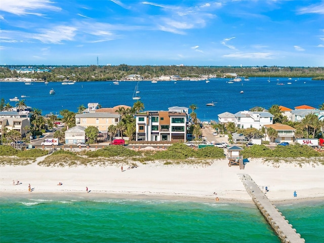 100 6th St S, Bradenton Beach, FL 34217 - aerial view of expansive beach