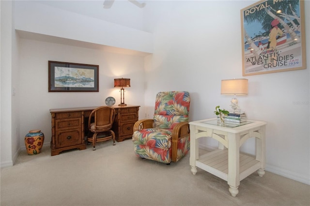 5330 Hyland Hills Ave Unit 2324, Sarasota, FL 34241 - office space featuring carpet flooring, baseboards, and a ceiling fan